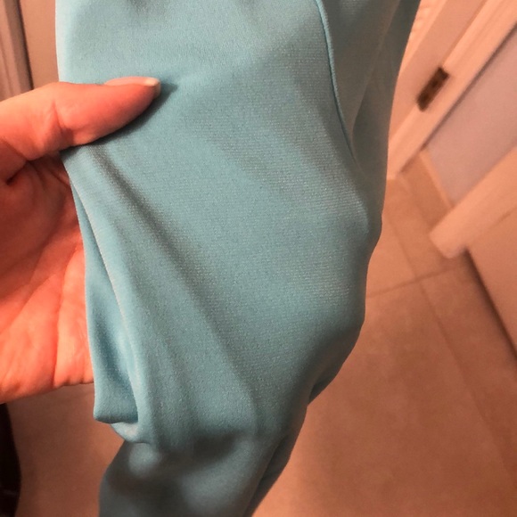 Mary L Tiffany Blue halter dress with open back - Picture 2 of 5